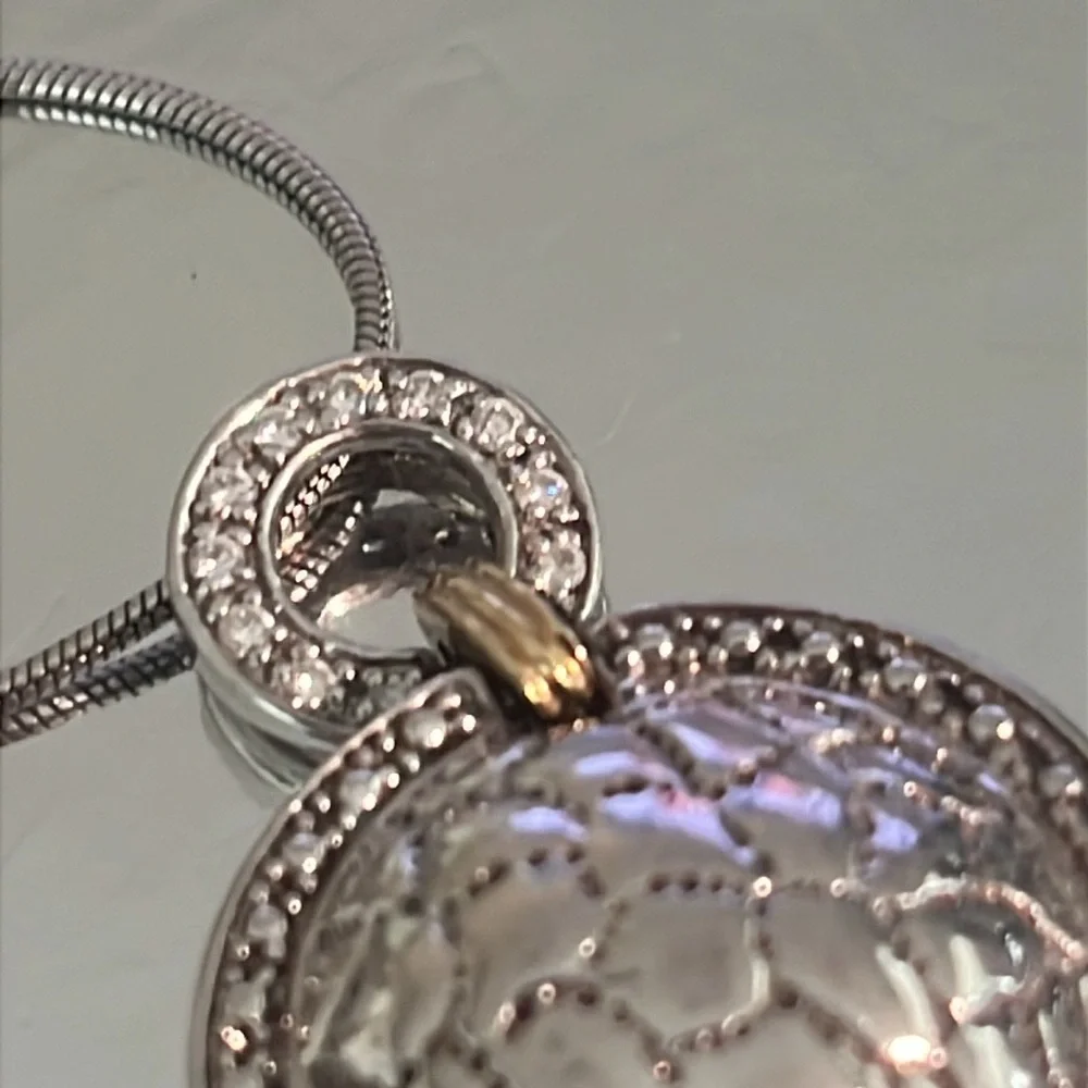 SONIA B BITTON 14k & 925 silver necklace 18” - Picture 7 of 8